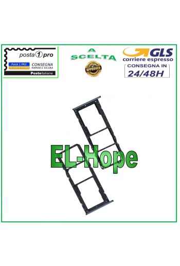 SIM-FACH FÜR MICRO-SD-KARTE UND SCHLITZ FÜR OPPO REALME C21 RMX3201 SCHWARZES GEHÄUSE