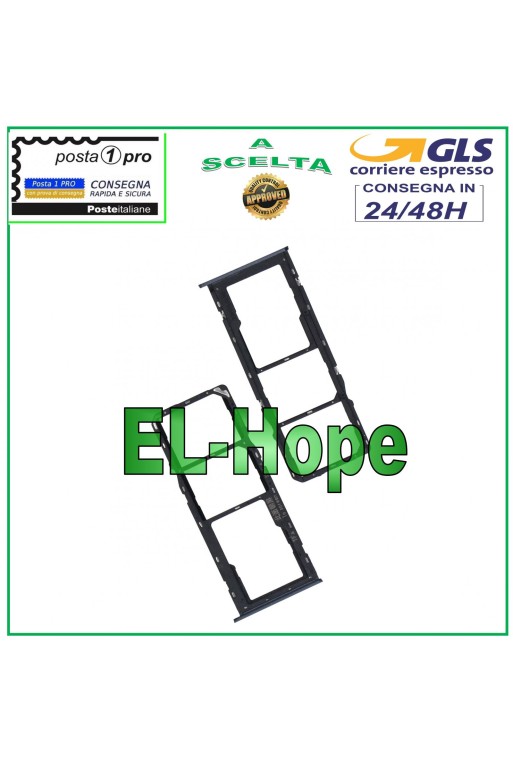 SIM-Kartenfach für Micro-SD-Karten, Slot für OPPO REALME C11 2020 RMX2185, Schwarz