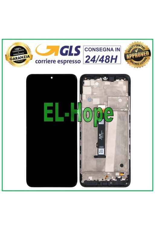 LCD-DISPLAYRAHMEN FÜR MOTOROLA MOTO G50 4G XT-2137 XT2137 TOUCHSCREEN-GLAS