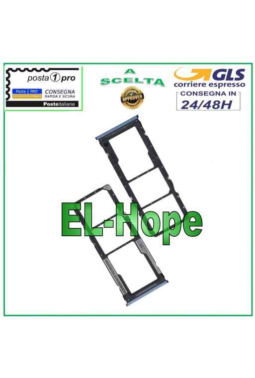 Slot Cart SIM SD-Kartenfach für XIAOMI Redmi Note 9S M2003J6 M2003J6A1G Blau Slot Cart SIM SD-Kartenfach für XIAOMI Redmi Note 9S M2003J6 M2003J6A1G Blau