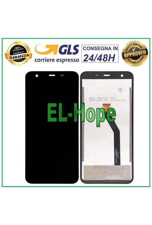 LCD-DISPLAY FÜR BLACKVIEW BV6300 /BV6300 PRO TOUCHSCREEN-GLAS MONTIERTES SCHWARZES