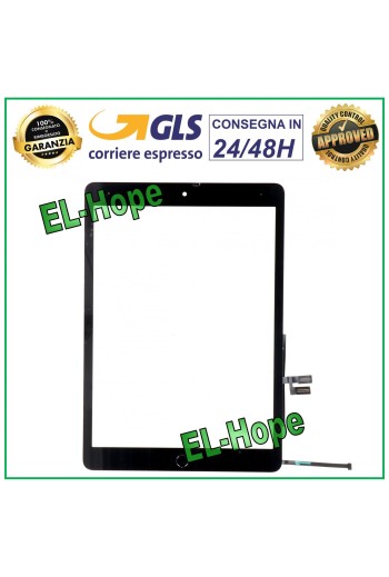 TOUCHSCREEN FÜR APPLE IPAD 9 / 9A GEN 2021 A2602 A2603 A2604 A2605 SCHWARZ