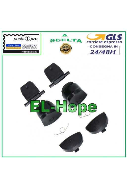 ERSATZHEBELTASTENSATZ L1 L2 R1 R2 + FEDERN PS4 SLIM CONTROLLER JDM-030