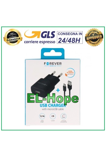 UNIVERSAL-REISEAKKU-LADEGERÄT FÜR ARCHOS 5 V 10 W + MICRO-USB-KABEL 1,2 m SCHWARZ