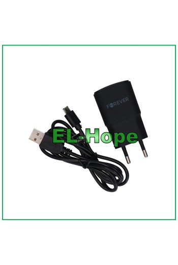 UNIVERSAL-REISEAKKU-LADEGERÄT FÜR DOOGEE 5V 10W + MICRO-USB-KABEL 1,2 m SCHWARZ