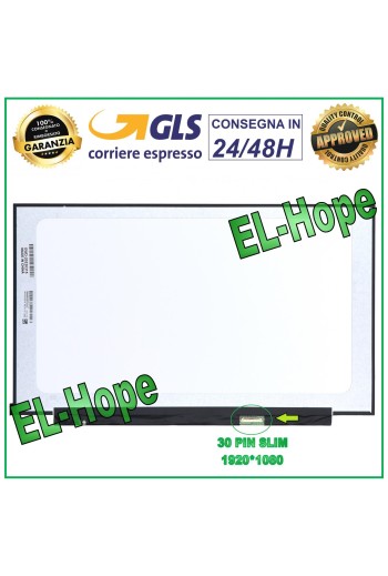 DISPLAY N161HCA-EA3 LCD NOTEBOOK 16,1 30 PIN SCHLANK 1920*1080 FHD LED-BILDSCHIRM