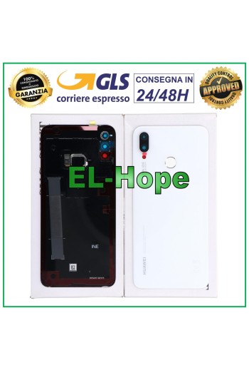 ORIGINAL HUAWEI P SMART PLUS INE-LX1 RÜCKSEITE BATTERIEABDECKUNG WEISS