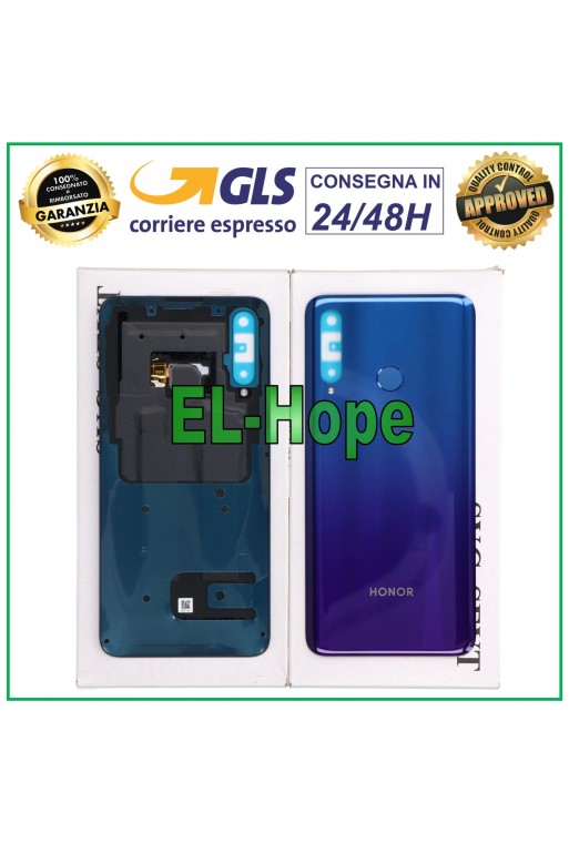 ORIGINAL RÜCKSEITE HONOR 20 LITE HRY-LX1T L21T GLAS BATTERIE ABDECKUNG BLAU