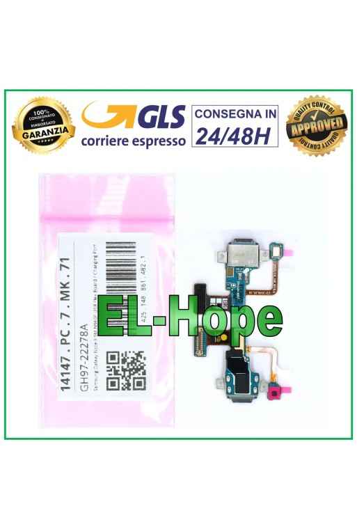 FLACHANSCHLUSS-LADEDOCK ORIGINALSERVICE SAMSUNG GALAXY NOTE 9 SM-N960F