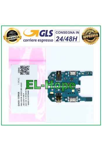 ORIGINAL DOCK-LADEANSCHLUSS 100% SERVICE SAMSUNG GALAXY A20E SM A202F