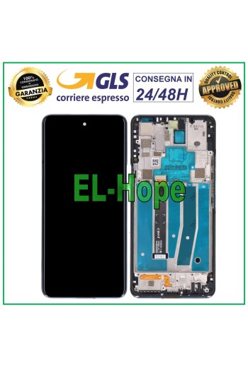 LCD-DISPLAYRAHMEN FÜR LG K92 5G LM-K920 LMK920N TOUCHSCREEN GLASBILDSCHIRM SCHWARZ