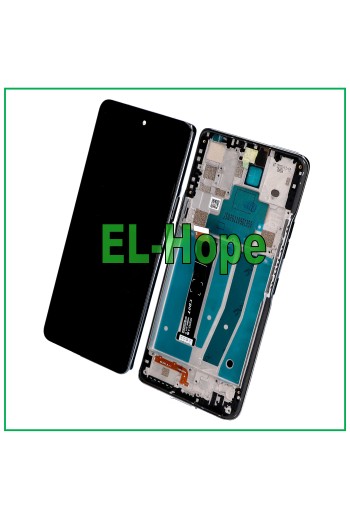 LCD-DISPLAYRAHMEN FÜR LG K92 5G LM-K920 LMK920N TOUCHSCREEN GLASBILDSCHIRM SCHWARZ