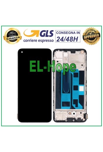 TFT-LCD-DISPLAY + RAHMEN FÜR OPPO REALME 8 PRO RMX3081 TOUCHSCREEN MONTIERT