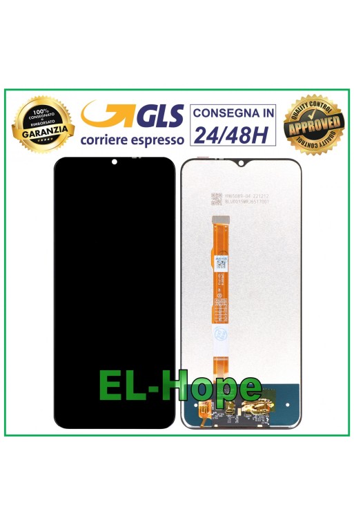 LCD-DISPLAY + TOUCHSCREEN FÜR VIVO Y01 V2118 Y01A V2166 SCHWARZER GLASBILDSCHIRM