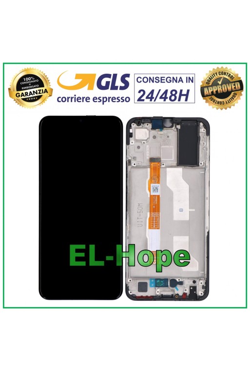 LCD-DISPLAY + RAHMEN FÜR VIVO Y33S 13MgP V2109 TOUCHSCREEN GLASBILDSCHIRM SCHWARZ