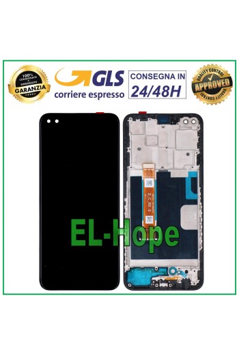 LCD-DISPLAY + RAHMEN FÜR OPPO RENO 4Z 5G CPH2065 TOUCHSCREEN GLASBILDSCHIRM