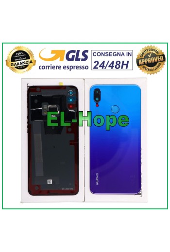 ORIGINAL RÜCKSEITENABDECKUNG HUAWEI P SMART PLUS INE-LX1 BATTERIEABDECKUNG BLAU LILA